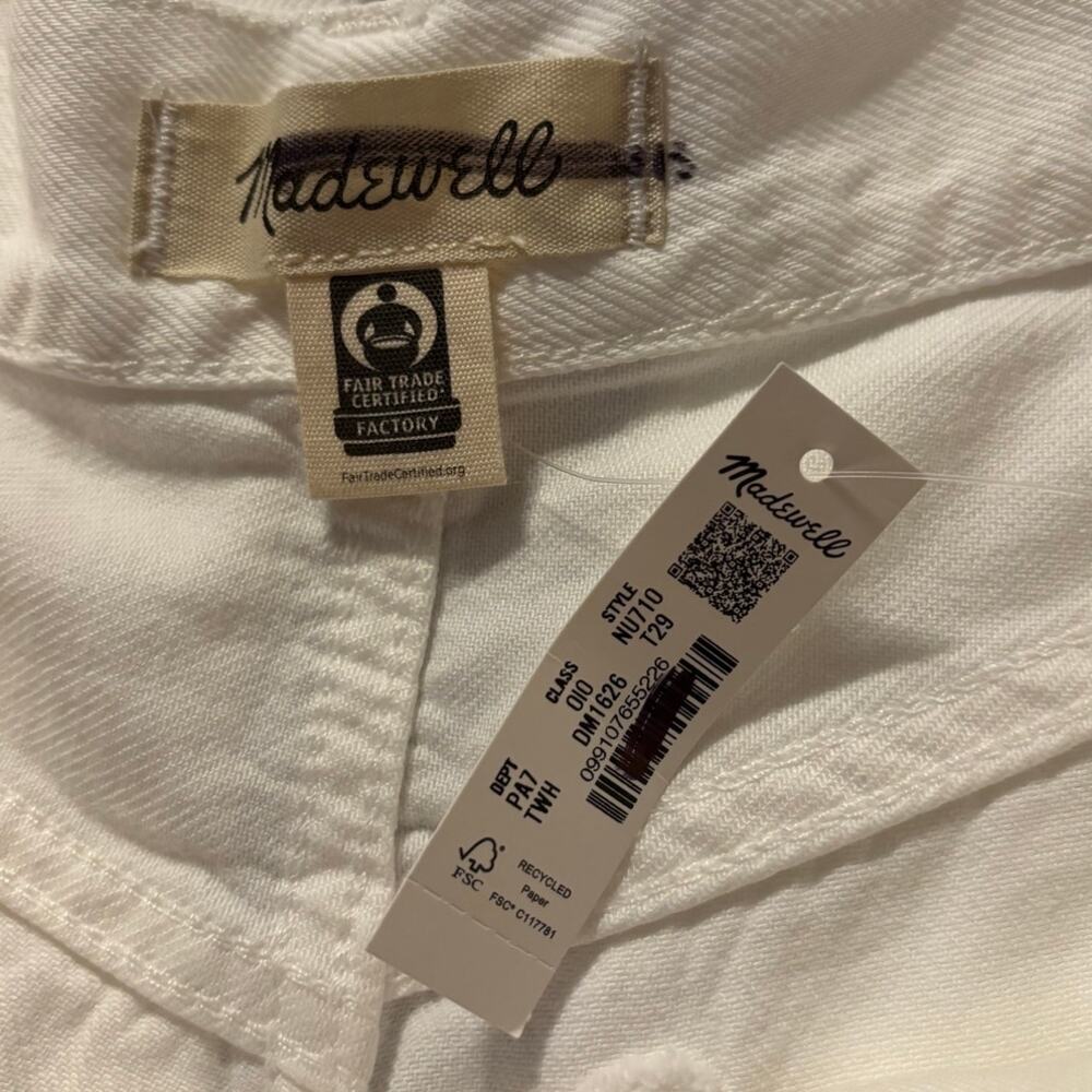 Madewell White Wide-Leg Jeans - Picture 8 of 16